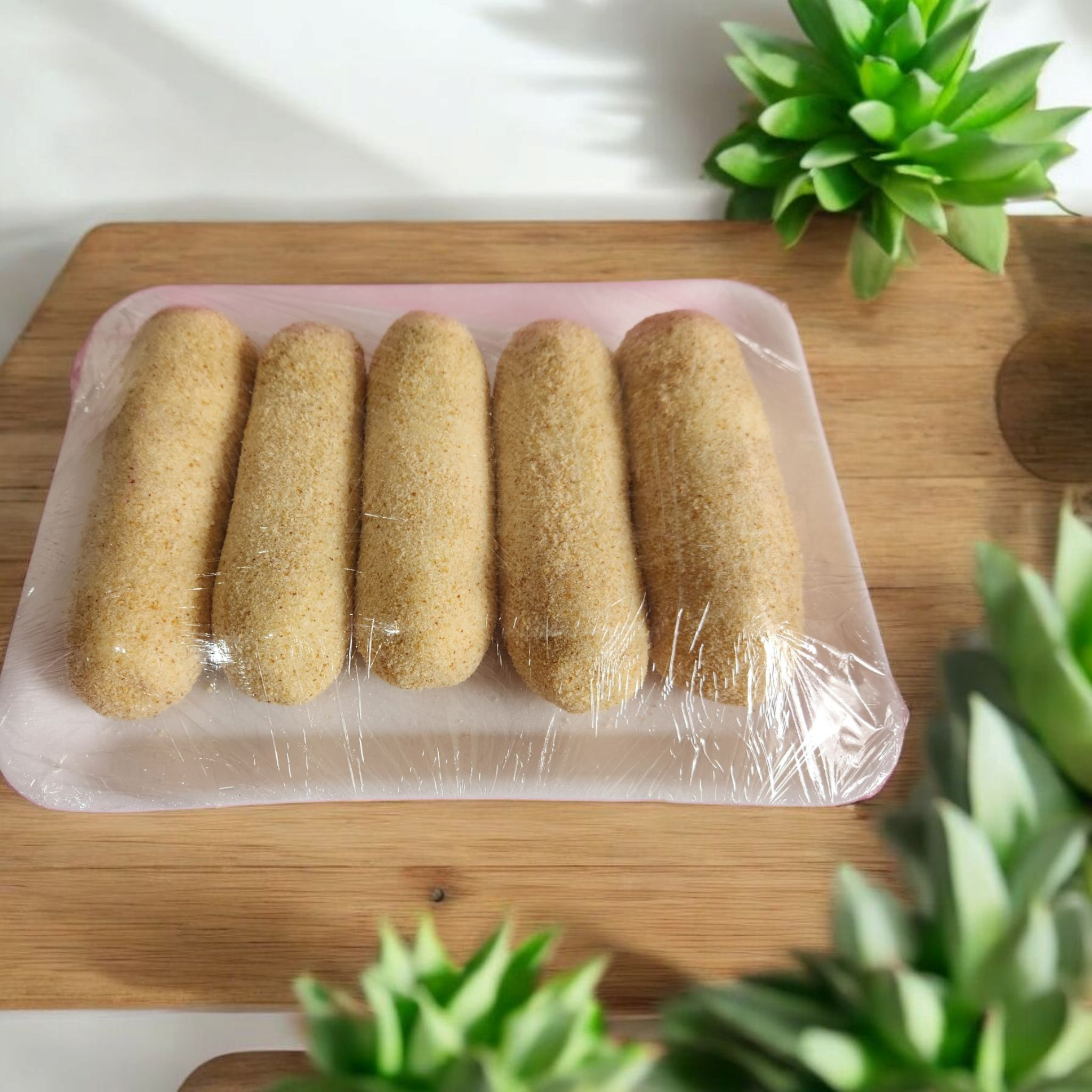 Enroladão de salsicha (Frito na Hora!)