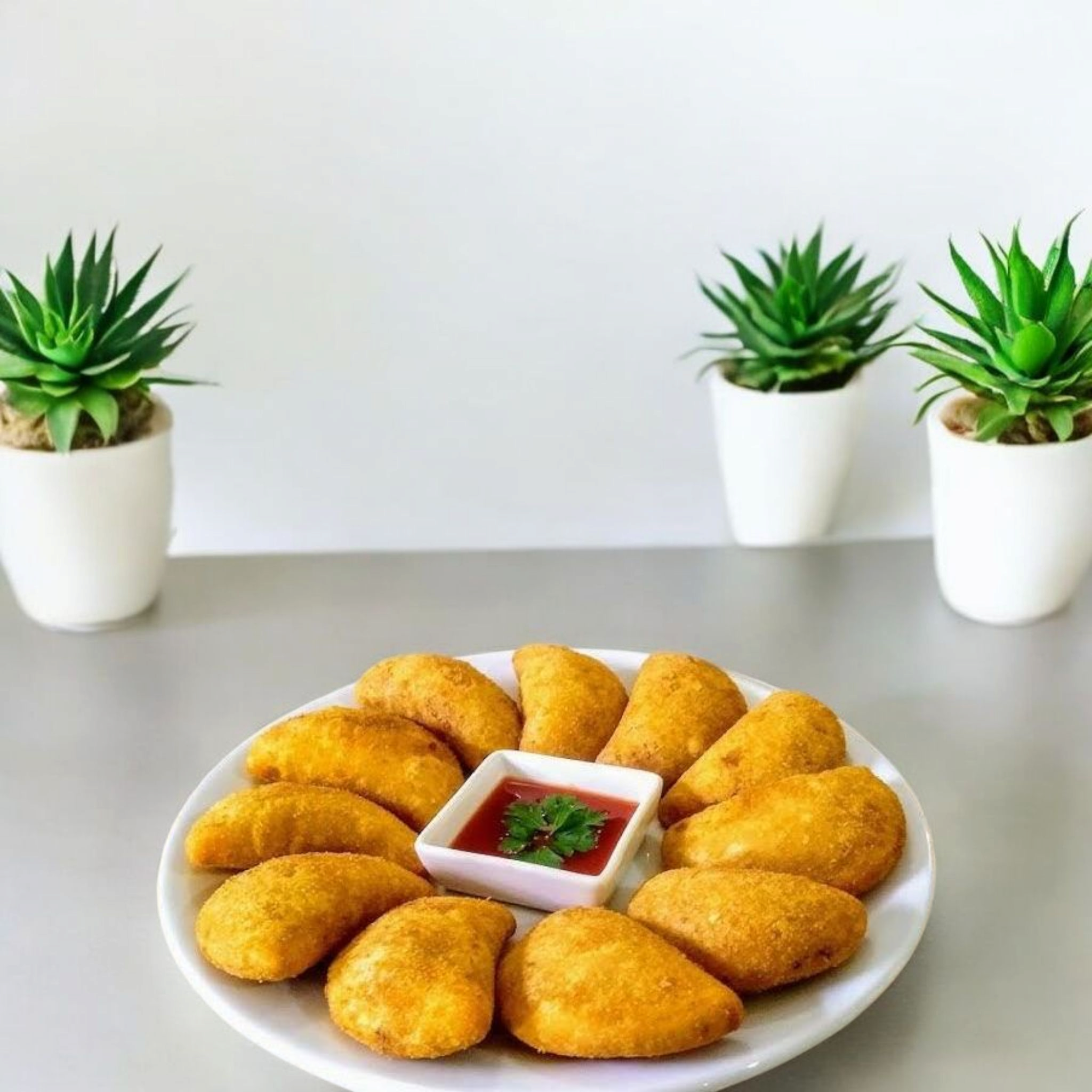 Risoles de queijo e presunto (Frita na hora)